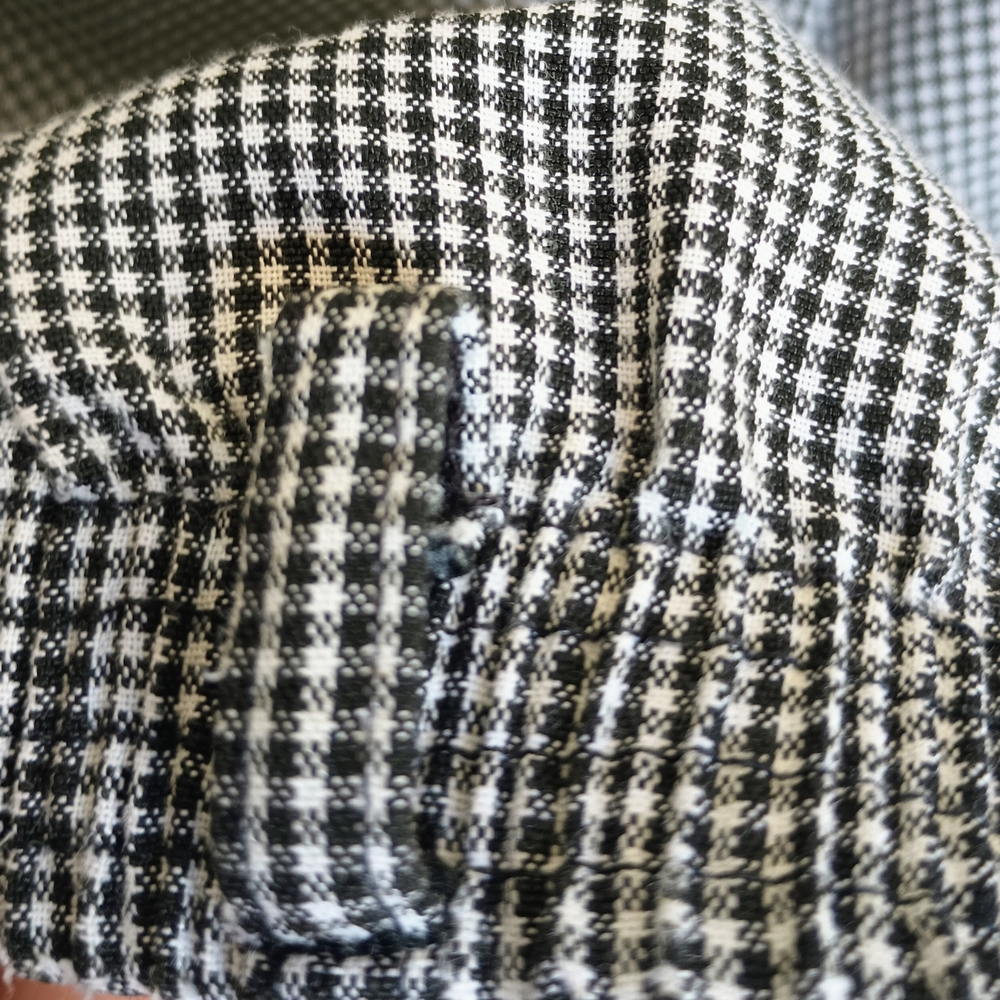 Alfred Dunner Women's Gray Checkered Trousers Size 16 - Picture 3 of 4